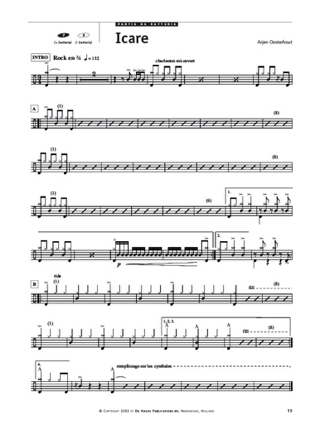 Real Time Drums 1 - In More Songs - Arjen Oosterhout - Partition
